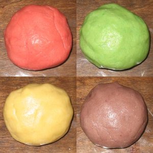 colorful dough